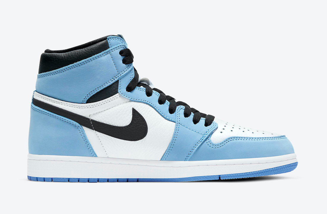 AJ 1 RETRO-555088 BLK/UNVBLU $425