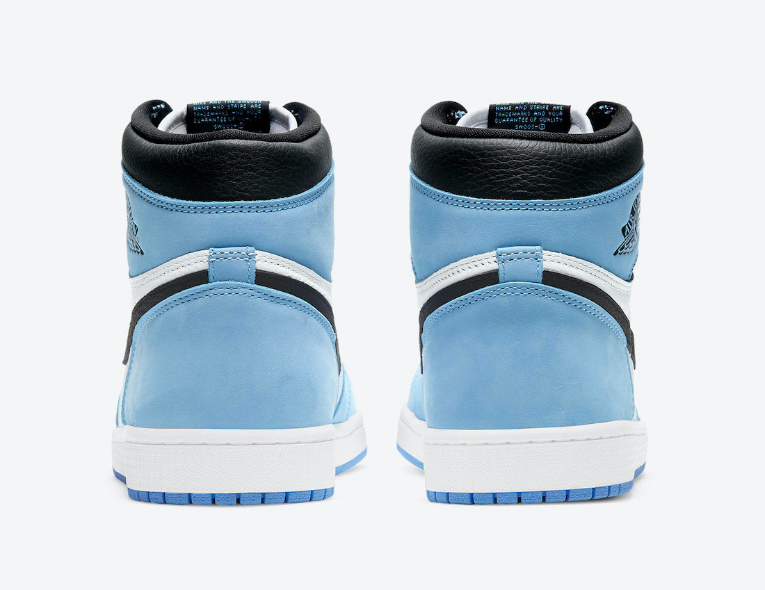 AJ 1 RETRO-555088 BLK/UNVBLU $425