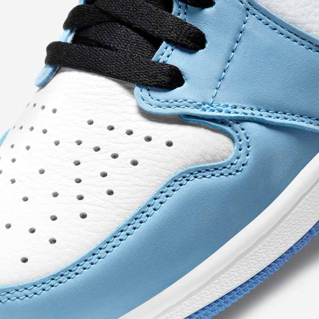 AJ 1 RETRO-555088 BLK/UNVBLU $425