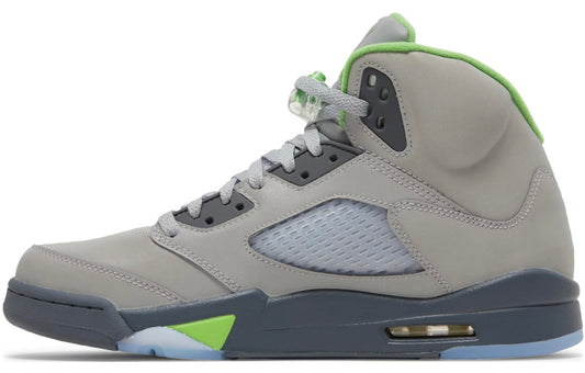 AJ 5 RETRO GRN/SLV